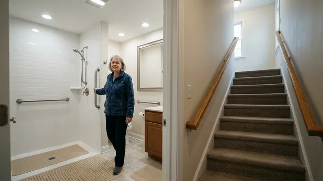 Bathroom and stair safety improvements to prevent falls at home