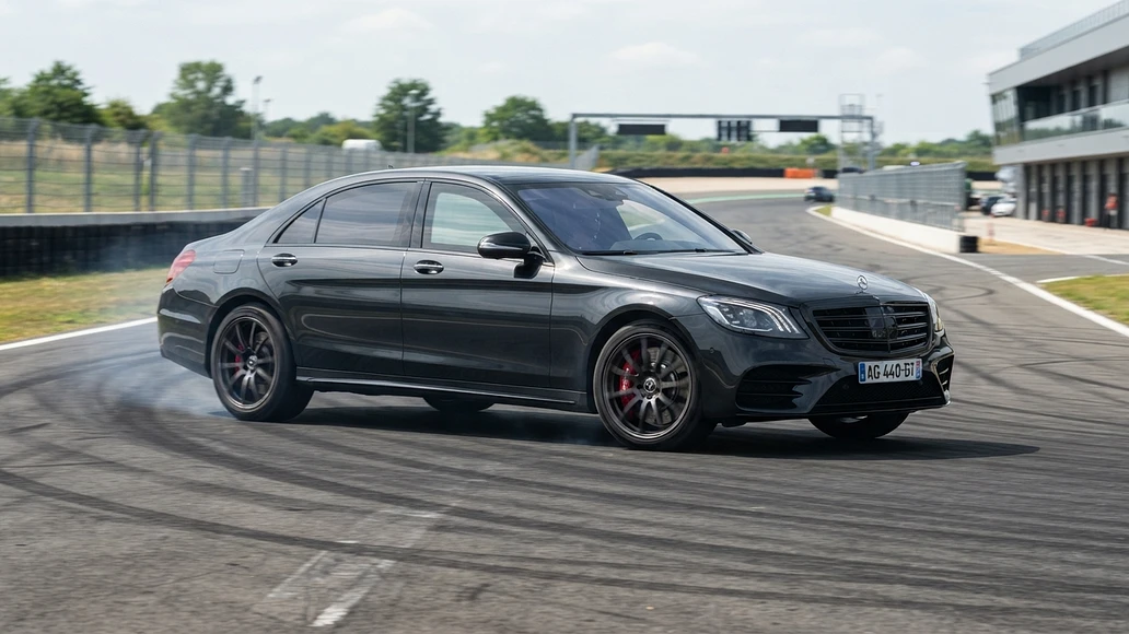 Armored sedan demonstrating the handling and braking tradeoffs of added weight