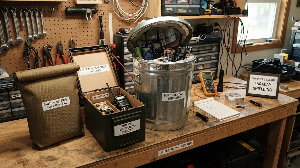 Examples of better home Faraday shielding options than a microwave oven.