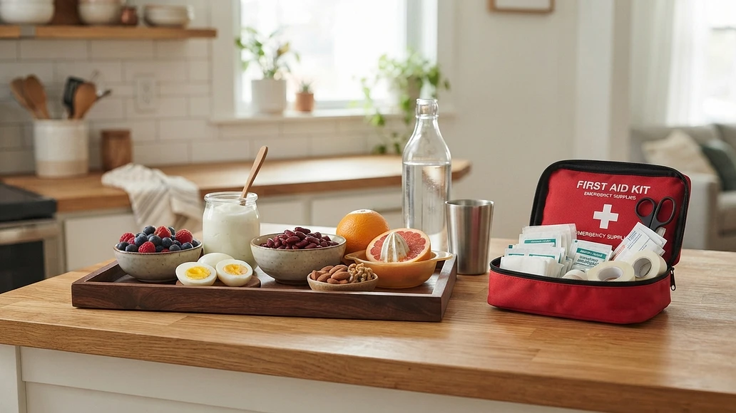 Foods and supplies that support wound healing at home